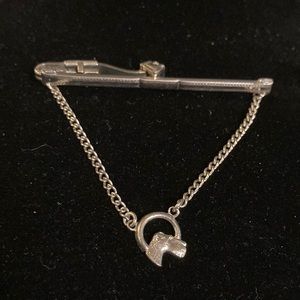 Vintage NU LOK Scottish dog tie tac